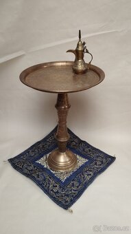 Orientalní lampa velká, stolek a malá lampa - 13