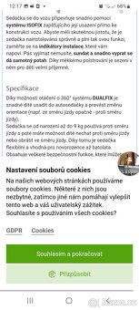 Dvě dětské autsedacky britax romer dualfix - 13