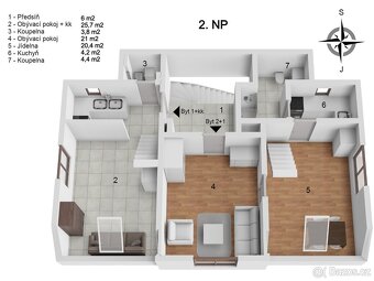Prostorný dům v Praze Holyni s 3 byty - 13