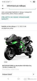 Detska motorka H2R zelena - 13