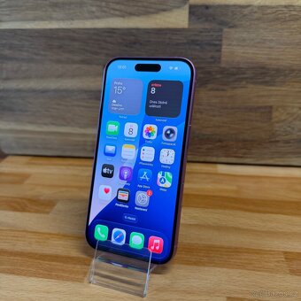 IPhone 16 128GB, růžový, 100% baterie, eSIM (rok záruka) - 13