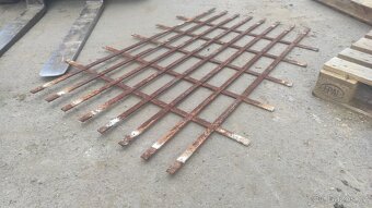 Stará železná mříž, 3 ks - 105 x 156cm - 13