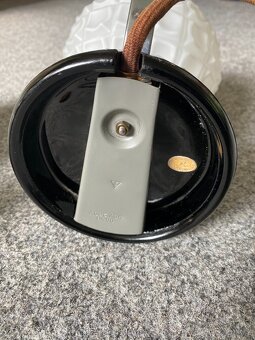 lampa lampička Art deco lampička chrom svítidlo staré - 13