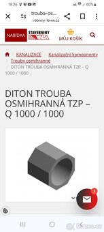 DITON TROUBA OSMIHRANNÁ TZP – Q 1000 / 1000 - 13