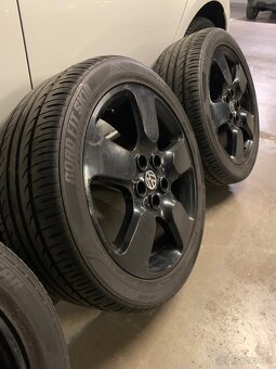 Sada kol, 5x112, 17 palců - letní pneu 225/45/27 - 13