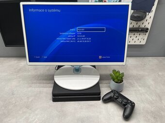 PS4 Slim v krásném stavu, druhý ovladač, hry (PlayStation 4) - 13