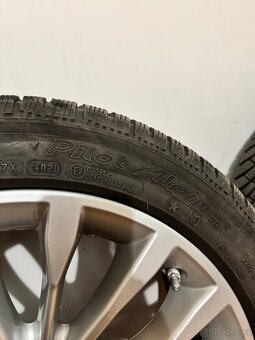 ORIGINAL ALU KOLA BMW 5 G30 G31 245/45/18 zimní pneu micheli - 13