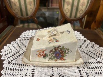 Keramická dóza na máslo ručně malovaná - 13