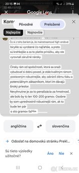 Najľahší tarmac sl8 6,45kg - 13
