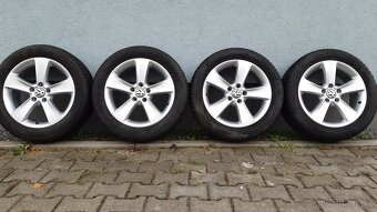 Alu kola 5x112 r17 zimní pneu vw passat cc b7 alltrack - 13