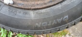 několik starších pneu po 1 ks, některé i s disky - 13