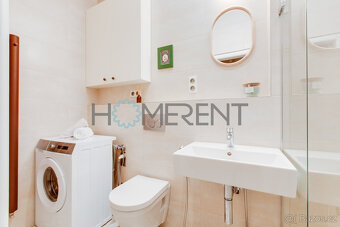Pronájem útulného bytu 2+kk s balkonem do zeleně – Vršovice, - 13