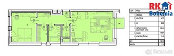 Pronájem novostavby bytu 2+kk s balkónem a parkovacím stáním - 13