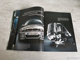 Prospekt BMW M3/M3 CSL E46, 100 stran německy 2003 - 13