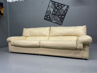 Kožená sedačka , italský design - 13