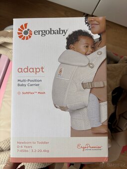 Nosítko Ergobaby Adapt SoftFlex Mesh – Natural Beige - 13