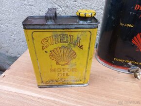 Staré plechovky - Shell - Mobiloil Gargoyle - 13