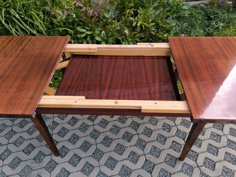 Retro jídelní rozkládací stůl Jitona - 70. léta - 13