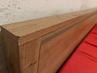 Manželská postel 160cm+ rošty+ 2x matrace - 13