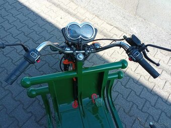 Elektrická pracovní tříkolka Cargo G1 1000W COC zelená - 13