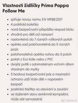 Jídelní židlička peg perego - 13