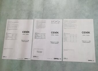 Opel Tigra - prospekt a ceníky - doprava v ceně - 13