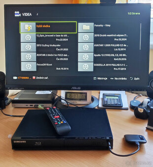 Blu-ray, DVD přehrávač SAMSUNG BD-J4500R - Zánovní - 13