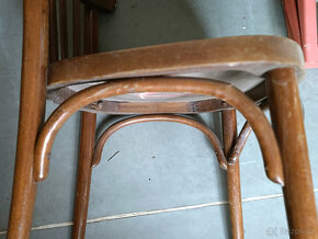 starý kuchyňský stůl židle dřevěné na chalupu chatu aj. - 13