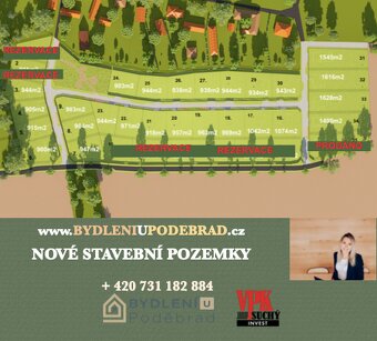 Prodej stavebního pozemku, Bydlení u Poděbrad - 13