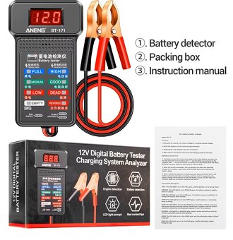 Tester autobaterie a alternátoru BT 171 - 13