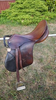 Prodám kožené jezdecké sedlo Passier posedlí 18" - 13