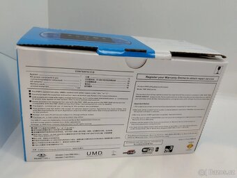 PSP 3000 rare Blossom Blue včetně boxu - 13