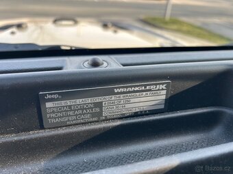 Jeep Wrangler JK 2018 Final Edition V6 benzin EU verze - 13