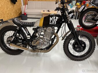 Yamaha SR 500  stavba Wild Life - 13