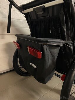 🖤🤍 NOVY Thule Chariot Sport all black + 3 sety 🤍🖤 - 13