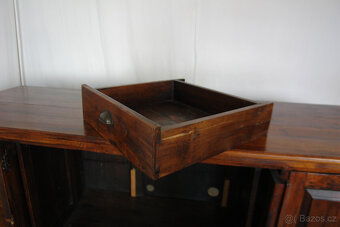 Velká masivní komoda TEAK - 13