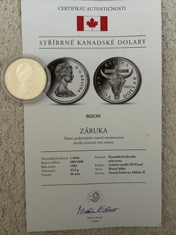 Sada amerických a kanadských stříbrných mincí - 13