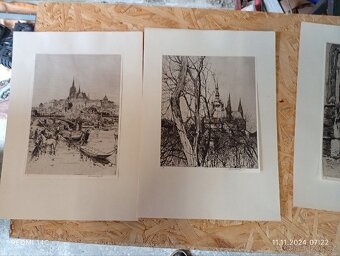 Litografie-praha motiv - 13