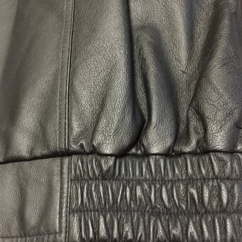 Retro bunda a vesta kožená nenošená luxusní Top stav - 13