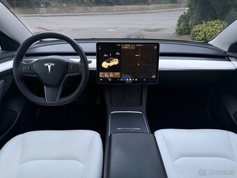 TESLA MODEL 3 SR+ 08/2021 74134KM SOH 92% BÍLÝ INTERIÉR - 13