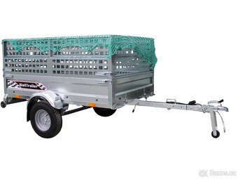 SKLÁDACÍ multifunkční přívěs - složený 38 cm, 130 km/h - 13