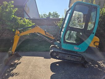 Minibagr Yanmar B15-3 Rv.2005 najeto 3900mth 4x lžíce - 13