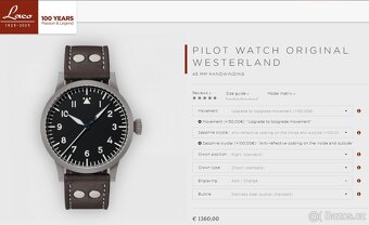 Laco Westerland 45 mm, priplatkova verzia, extra remienok - 13