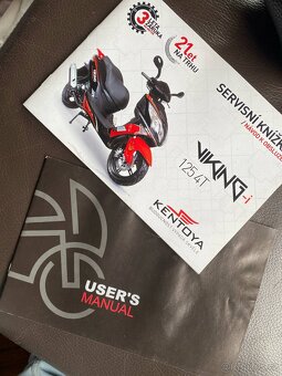 Skútr KENTOYA VIKING 4T 125ccm NAJETO POUZE 883KM - 13