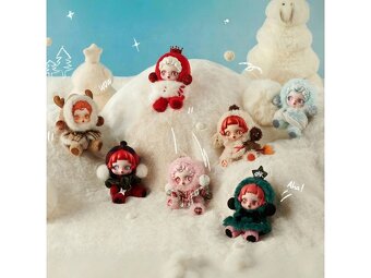 č.3 🐼 SKULLPANDA plyšová panenka BLINDBOX přívěsek SNOW - 13