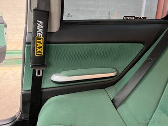 BMW E46 Coupe Interiér CLOTH FLOCK ,,RAUTE,, MINT GREEN - 13
