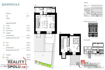 Převod dr. podílu, byty/2+kk, 71 m2, Jaromírova 487/4, Nusle - 13