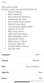 Moncler, damské brýlové obroučky - 13