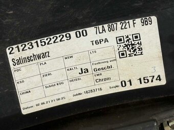 VW TRANSPORTER T6.1 2019-2024 - nárazník - 7LA807221F - 13