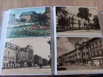 Staré pohlednice+album s poštovníma známkama - 13